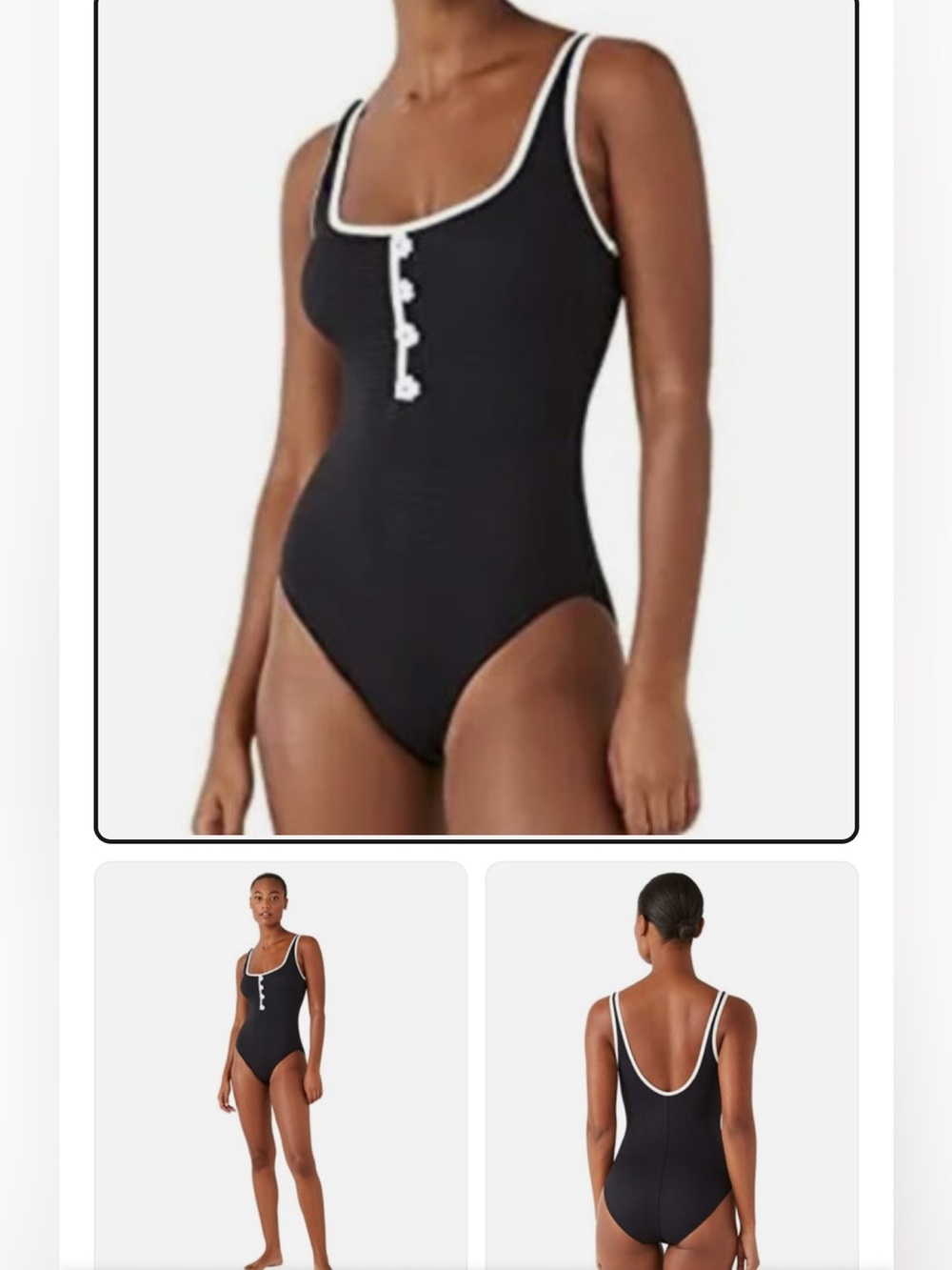 Kate Spade pique swimsuit